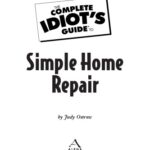 خرید و دانلود نسخه کامل کتاب The Complete Idiot’s Guide to Simple Home Repair