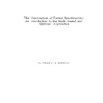 خرید و دانلود نسخه کامل کتاب The construction of formal specifications: an introduction to the model-based and algebraic approaches
