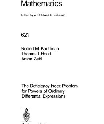 خرید و دانلود نسخه کامل کتاب The Deficiency Index Problem for Powers of Ordinary Differential Expressions