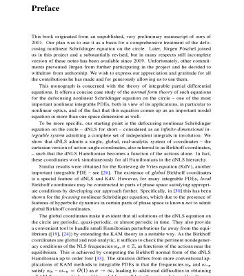 خرید و دانلود نسخه کامل کتاب The Defocusing NlS Equation and Its Normal Form