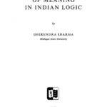 خرید و دانلود نسخه کامل کتاب The Differentiation Theory of Meaning in Indian Logic