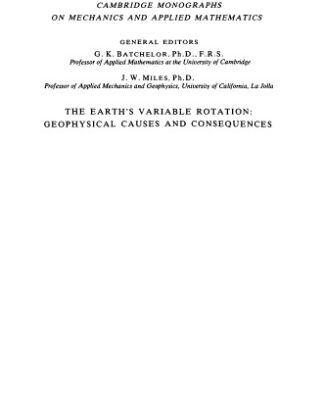خرید و دانلود نسخه کامل کتاب The Earth’s Variable Rotation: Geophysical Causes and Consequences