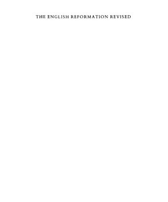 خرید و دانلود نسخه کامل کتاب The English Reformation Revised