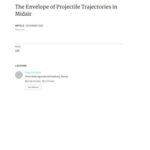 خرید و دانلود نسخه کامل کتاب The envelope of projectile trajectories in midair