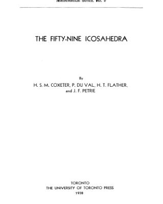 خرید و دانلود نسخه کامل کتاب The Fifty-Nine Icosahedra