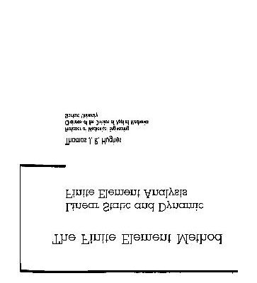خرید و دانلود نسخه کامل کتاب The finite element method Linear static and dynamic finite element analysis