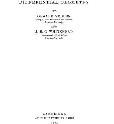 خرید و دانلود نسخه کامل کتاب The foundations of differential geometry