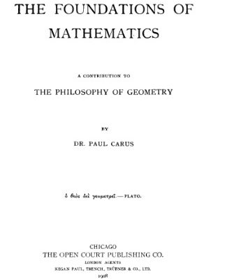 خرید و دانلود نسخه کامل کتاب The Foundations of Mathematics. A Contribution to the Philosophy of Geometry