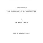 خرید و دانلود نسخه کامل کتاب The Foundations of Mathematics; A Contribution to the Philosophy of Geometry