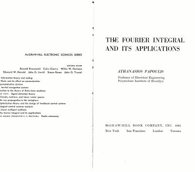 خرید و دانلود نسخه کامل کتاب The Fourier Integral and Its Applications