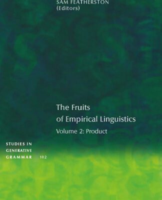 خرید و دانلود نسخه کامل کتاب The Fruits of Empirical Linguistics 2: Product