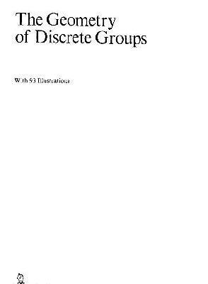 خرید و دانلود نسخه کامل کتاب The Geometry of Discrete Groups