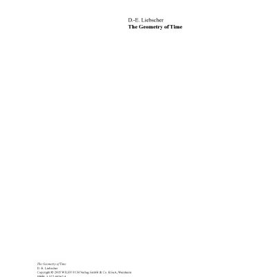 خرید و دانلود نسخه کامل کتاب The Geometry of Time