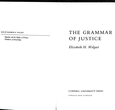 خرید و دانلود نسخه کامل کتاب The Grammar of Justice