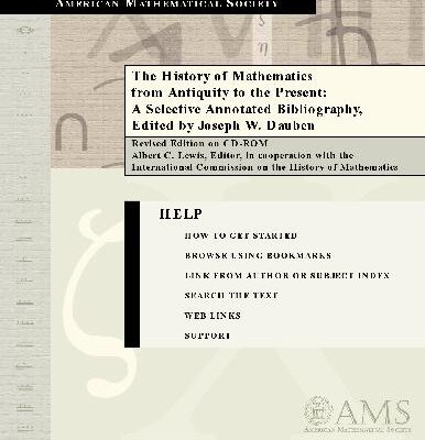 خرید و دانلود نسخه کامل کتاب The history of mathematics from antiquity to the present: A selected annotated bibliography