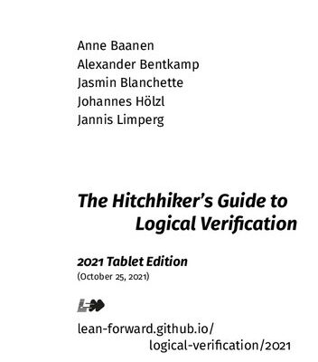 خرید و دانلود نسخه کامل کتاب The Hitchhiker’s Guide to Logical Verification