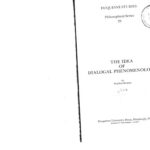 خرید و دانلود نسخه کامل کتاب The Idea of Dialogical Phenomenology