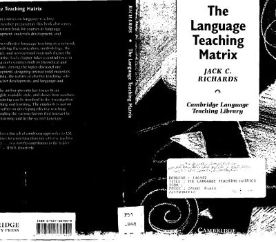 خرید و دانلود نسخه کامل کتاب The Language Teaching Matrix: Curriculum, Methodology, and Materials