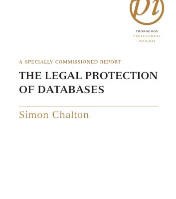 خرید و دانلود نسخه کامل کتاب The Legal Protection of Databases (Hawksmere Report)