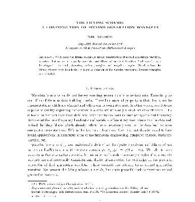 خرید و دانلود نسخه کامل کتاب The lifting scheme a construction of second generation wavelets