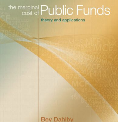 خرید و دانلود نسخه کامل کتاب The Marginal Cost of Public Funds: Theory and Applications
