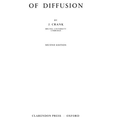 خرید و دانلود نسخه کامل کتاب The mathematics of diffusion