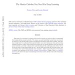 خرید و دانلود نسخه کامل کتاب The Matrix Calculus You Need for Deep Learning
