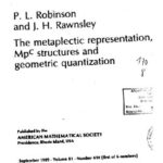 خرید و دانلود نسخه کامل کتاب The metaplectic representation, Mp^c structures and geometric quantization