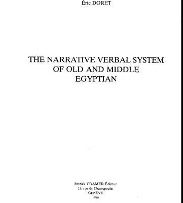 خرید و دانلود نسخه کامل کتاب The Narrative Verbal System of Old and Middle Egyptian