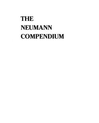 خرید و دانلود نسخه کامل کتاب The Neumann Compendium