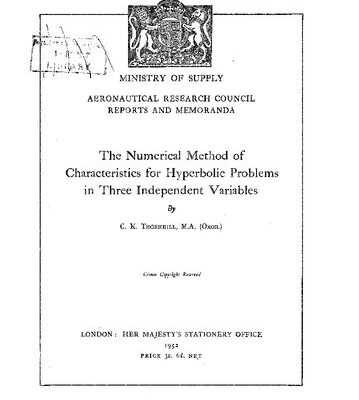 خرید و دانلود نسخه کامل کتاب The Numerical Method of Characteristics for Hyperbolic Problems in Three Independent Variables