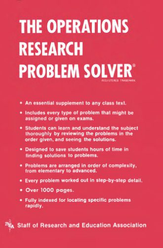 خرید و دانلود نسخه کامل کتاب The operations research problem solver_68b3d75c326f6.jpeg خرید و دانلود نسخه کامل کتاب The operations research problem solver
