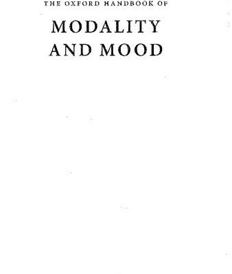 خرید و دانلود نسخه کامل کتاب The Oxford Handbook of Modality and Mood (Oxford Handbooks)