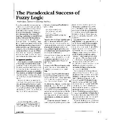خرید و دانلود نسخه کامل کتاب The paradoxical success of fuzzy logic