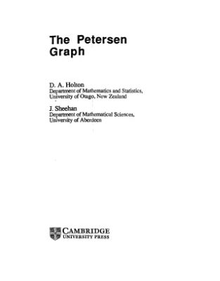 خرید و دانلود نسخه کامل کتاب The Petersen graph