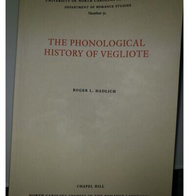 خرید و دانلود نسخه کامل کتاب The Phonological History of Vegliote