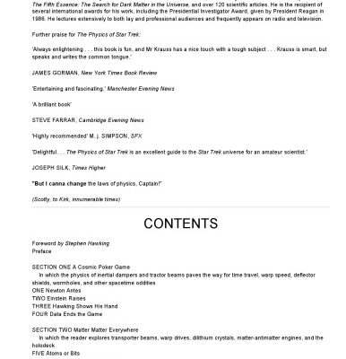 خرید و دانلود نسخه کامل کتاب The Physics of Star Trek, Revised edition
