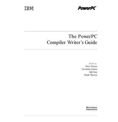 خرید و دانلود نسخه کامل کتاب The Power PC Compiler Writer’s Guide