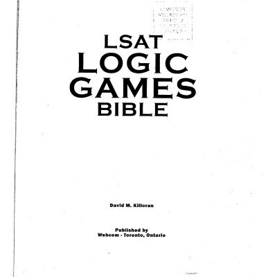 خرید و دانلود نسخه کامل کتاب The PowerScore LSAT Logic Games Bible