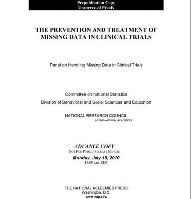 خرید و دانلود نسخه کامل کتاب The Prevention and Treatment of Missing Data in Clinical Trials