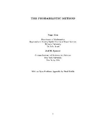 خرید و دانلود نسخه کامل کتاب The probabilistic method in combinatorics