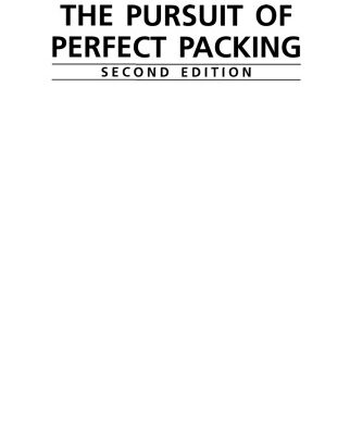 خرید و دانلود نسخه کامل کتاب The pursuit of perfect packing