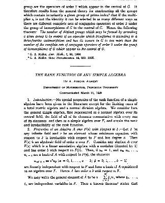 خرید و دانلود نسخه کامل کتاب The rank function of any simple algebra