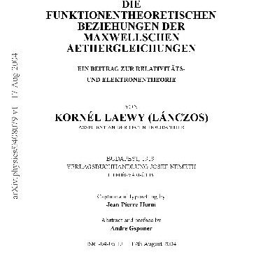 خرید و دانلود نسخه کامل کتاب The relations of homogeneous Maxwell equations to theory of functions