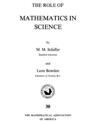 خرید و دانلود نسخه کامل کتاب The role of mathematics in science