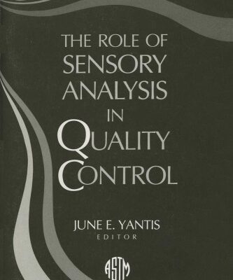 خرید و دانلود نسخه کامل کتاب The Role of Sensory Analysis in Quality Control (Astm Manual Series)