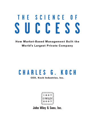 خرید و دانلود نسخه کامل کتاب The Science of Success: How Market-Based Management Built the World’s Largest Private Company