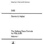 خرید و دانلود نسخه کامل کتاب The Selberg Trace Formula for PSL(2R) Volume I
