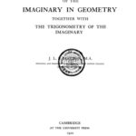 خرید و دانلود نسخه کامل کتاب The theory of the imaginary in geometry