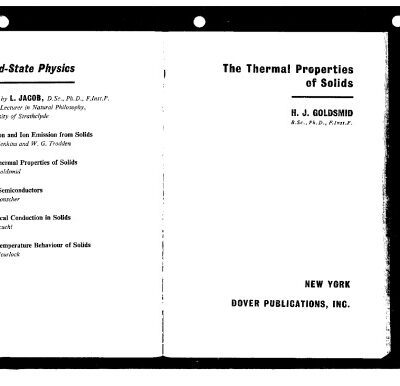 خرید و دانلود نسخه کامل کتاب The thermal properties of solids (Solid-state physics)